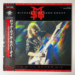 Винтажная виниловая пластинка LP The Michael Schenker Group Rock Will Never Die (Japan 1984) (Obi) Desert Song