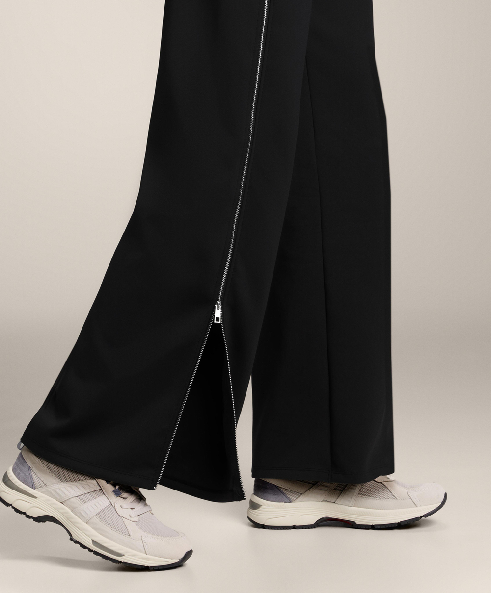 OYSHO Брюки с высокой посадкой, черный