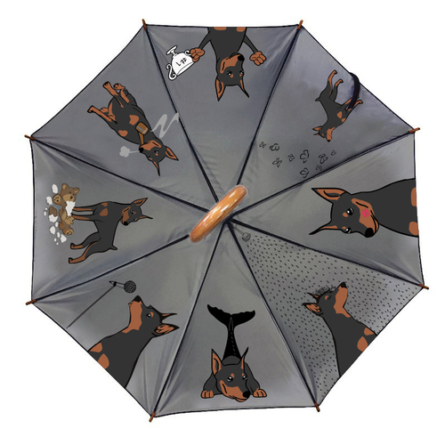 Зонт "Веселые Цвергпинчеры"
