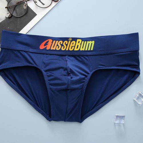 Трусы мужские плавки брифы синие AussieBum