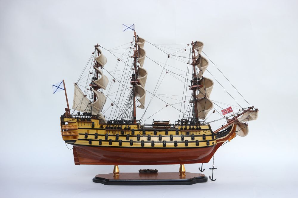 Van Der Heijden Модель парусника Трёхъ Иерархов, Россия