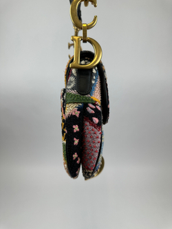 Сумка Christian Dior Canvas Saddle Bag
