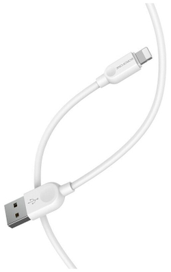 Кабель USB - Lightning  Borofone BX14 Benefit - Белый