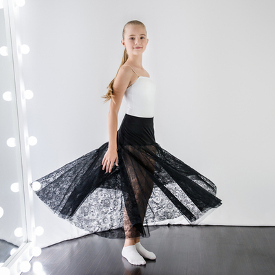 U-ST 4-01-01 | Тренировочная юбка для стандарта. | Vasileva Dance