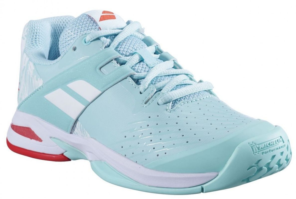 детские Кроссовки теннисные Babolat Propulse All Court - yucca/white