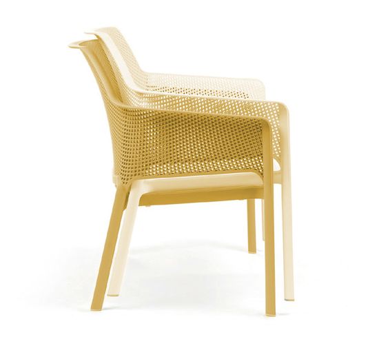 Диван Net Bench пластиковый  желтый Nardi Италия