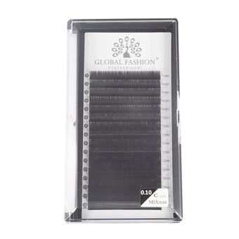Набор ленточных ресниц Global Fashion Premium Lashes микс (7-15 мм) C 0.10