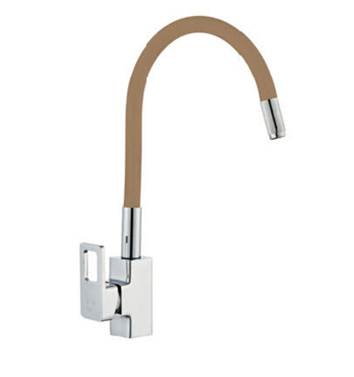 353521-P См-ль од. для кухни с гибким из. (хром, мол. бел.) ViEiR (10/1шт)