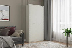 Шкаф 2-дверный "Элана" гостиная Бодега белая