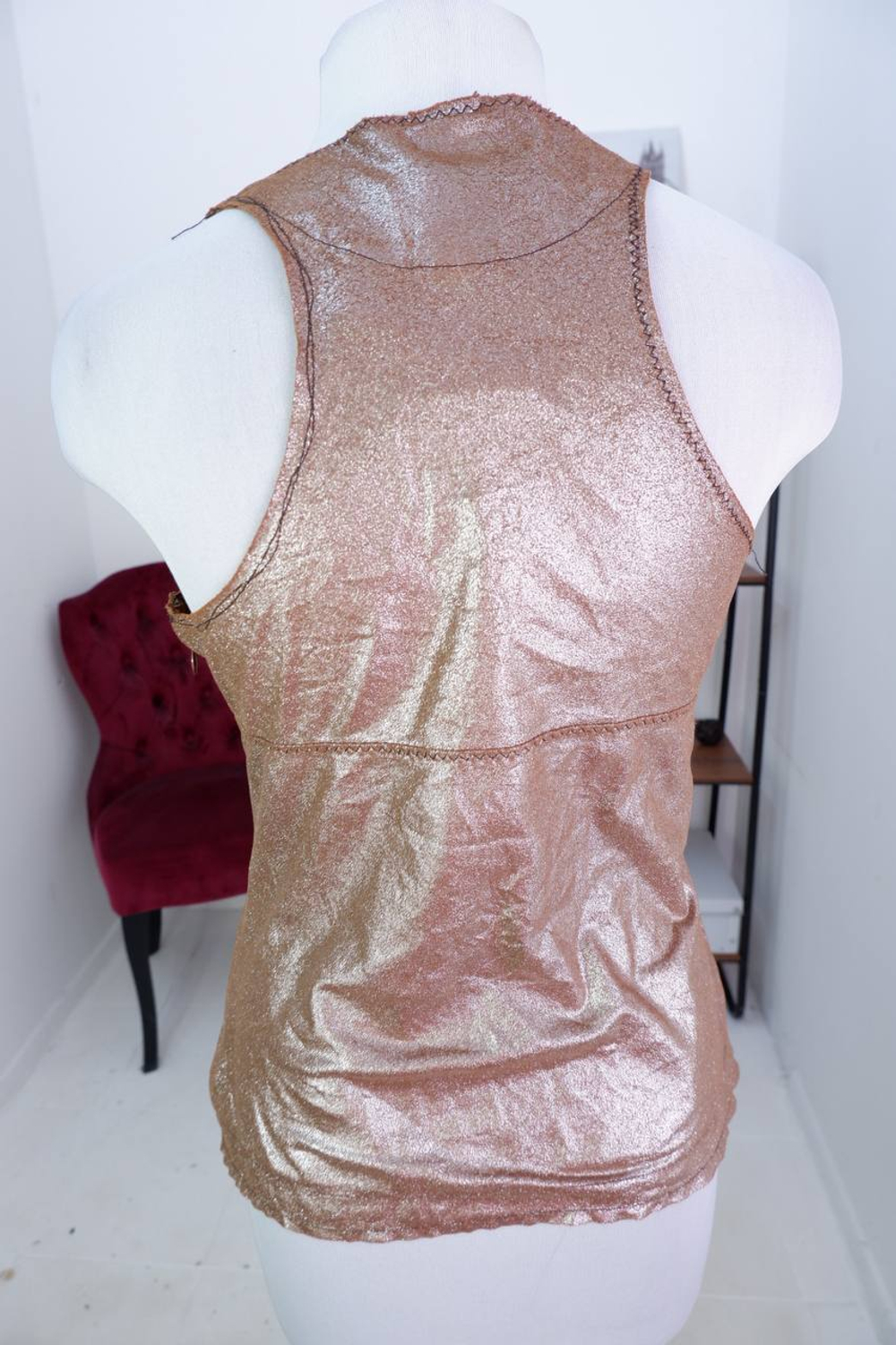 Топ для зажигательной вечеринки, маркировка М, визуально на 46 размер