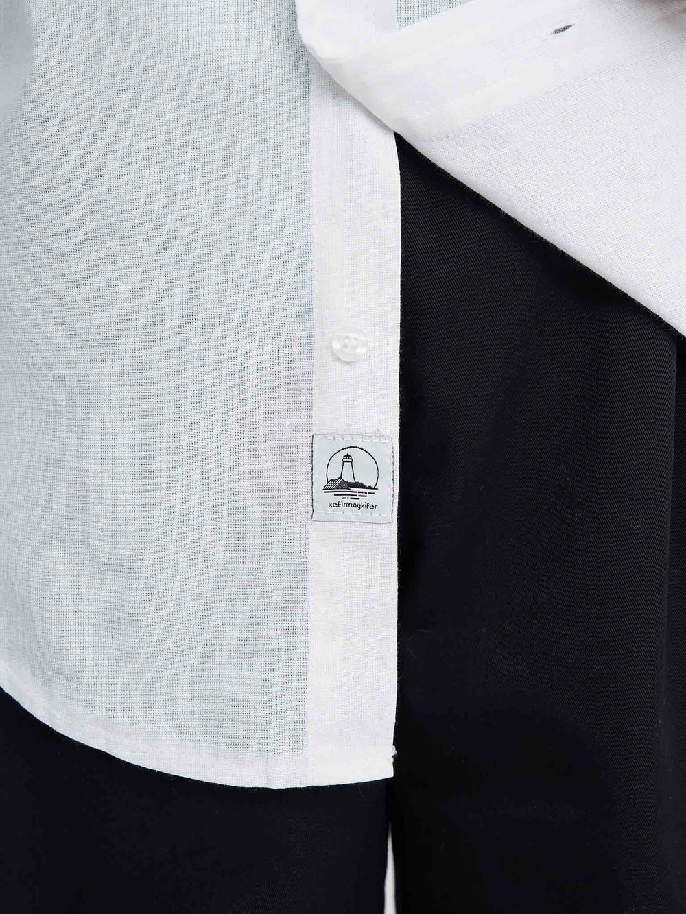 Рубашка Kefirmaykifer Тонкая белая