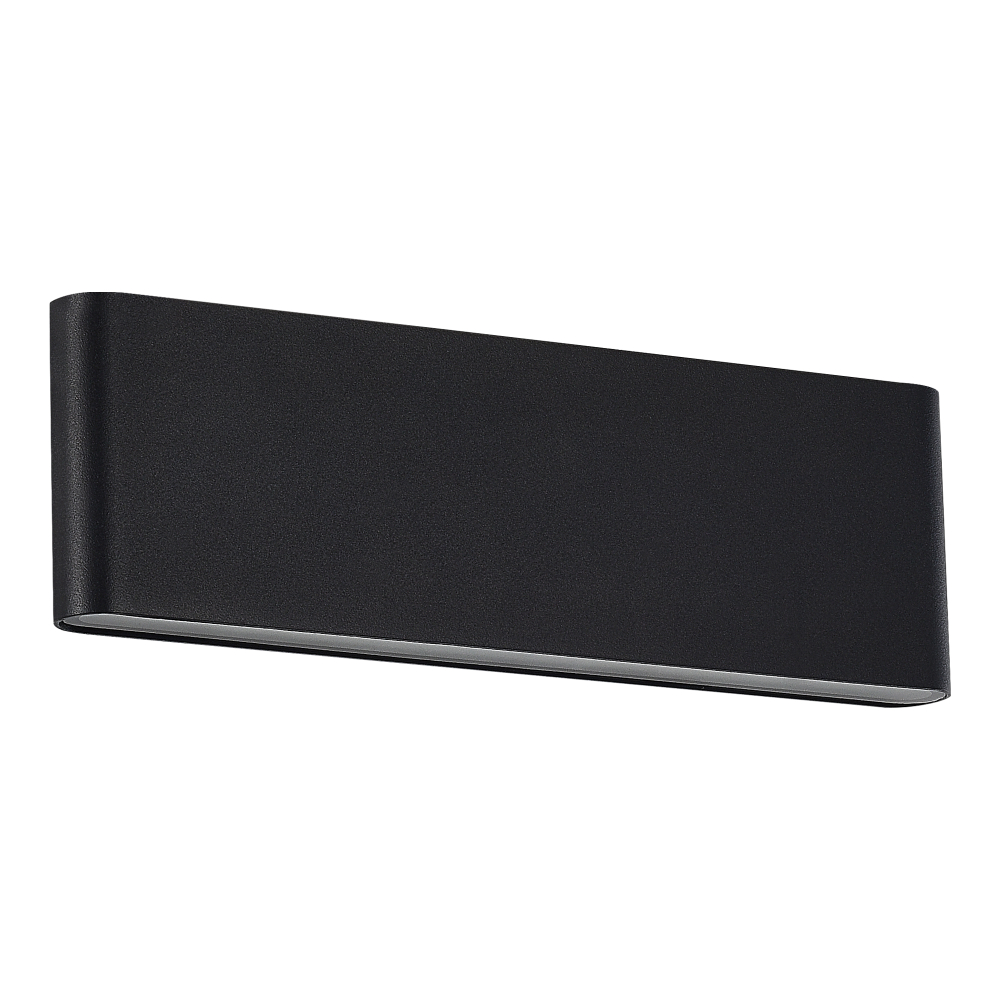 SL9531.411.01 Светильник ул настенный ST-Luce черный/белый LED 1*10/15/20W 2700/3000/3500/4000/5000K BRISS