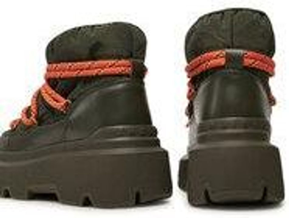 Полусапоги INUIKII 75202-120 Green ENDURANCE PUFFER в цвете хаки