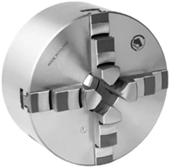 Четырёхкулачковый токарный патрон Optimum Bison Ø 200 мм Camlock ASA D1-5"