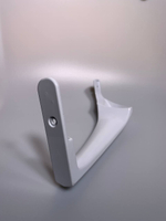 Ручки для холодильника Бирюса изогнутые цвет белый. комплект