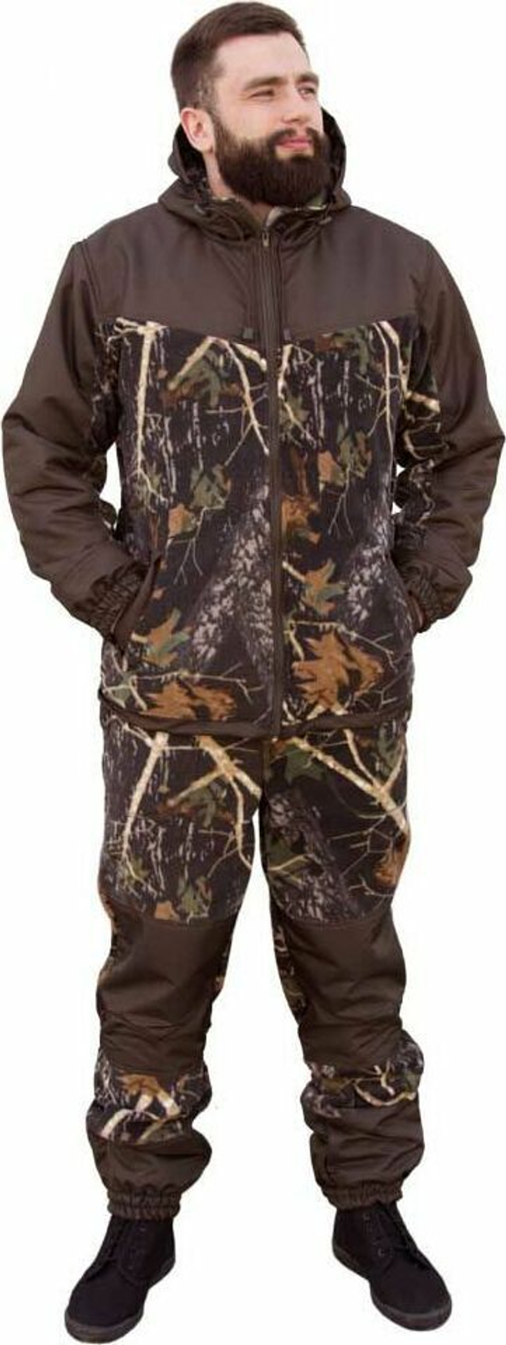 Костюм утеплённый Prival Guron-3, кмф лес