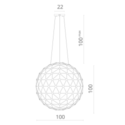 Люстра Divinare Cristallino 1610/02 SP-140