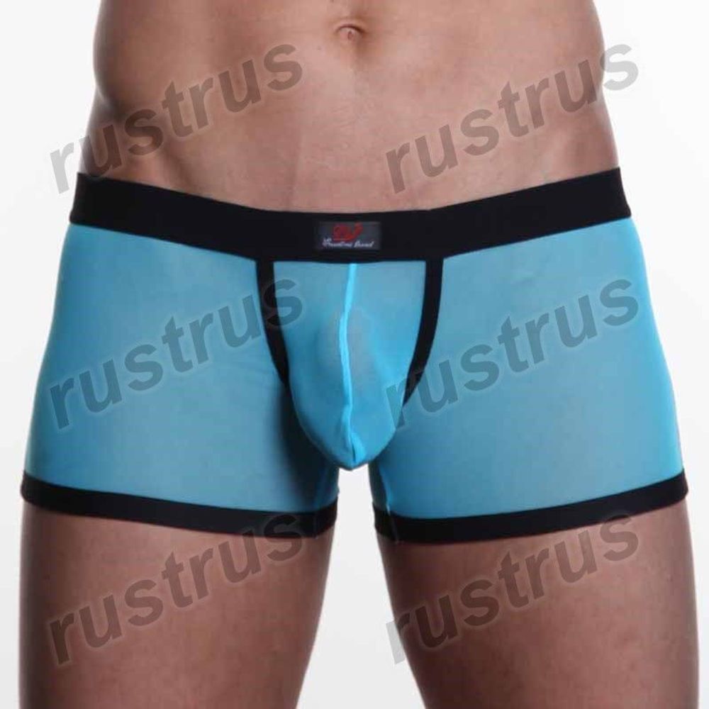 Мужские трусы хипсы голубые WANGJIANG WG00109