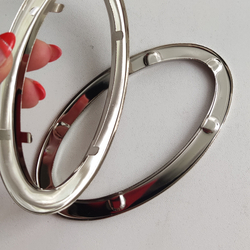 Ручки люверсы для сумки Серебро