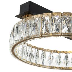 Citilux PALANT CL325142 LED Люстра хрустальная Чёрный+Бронза