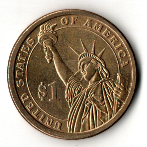1 доллар 6-й президент США Джон Куинси Адамс 2008 год