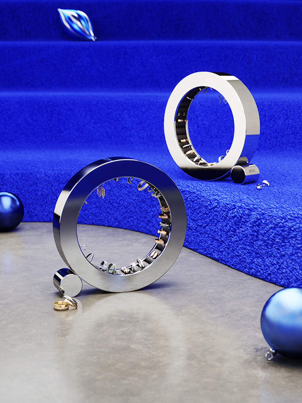 Органайзер для украшений ferris, D19 см, хром