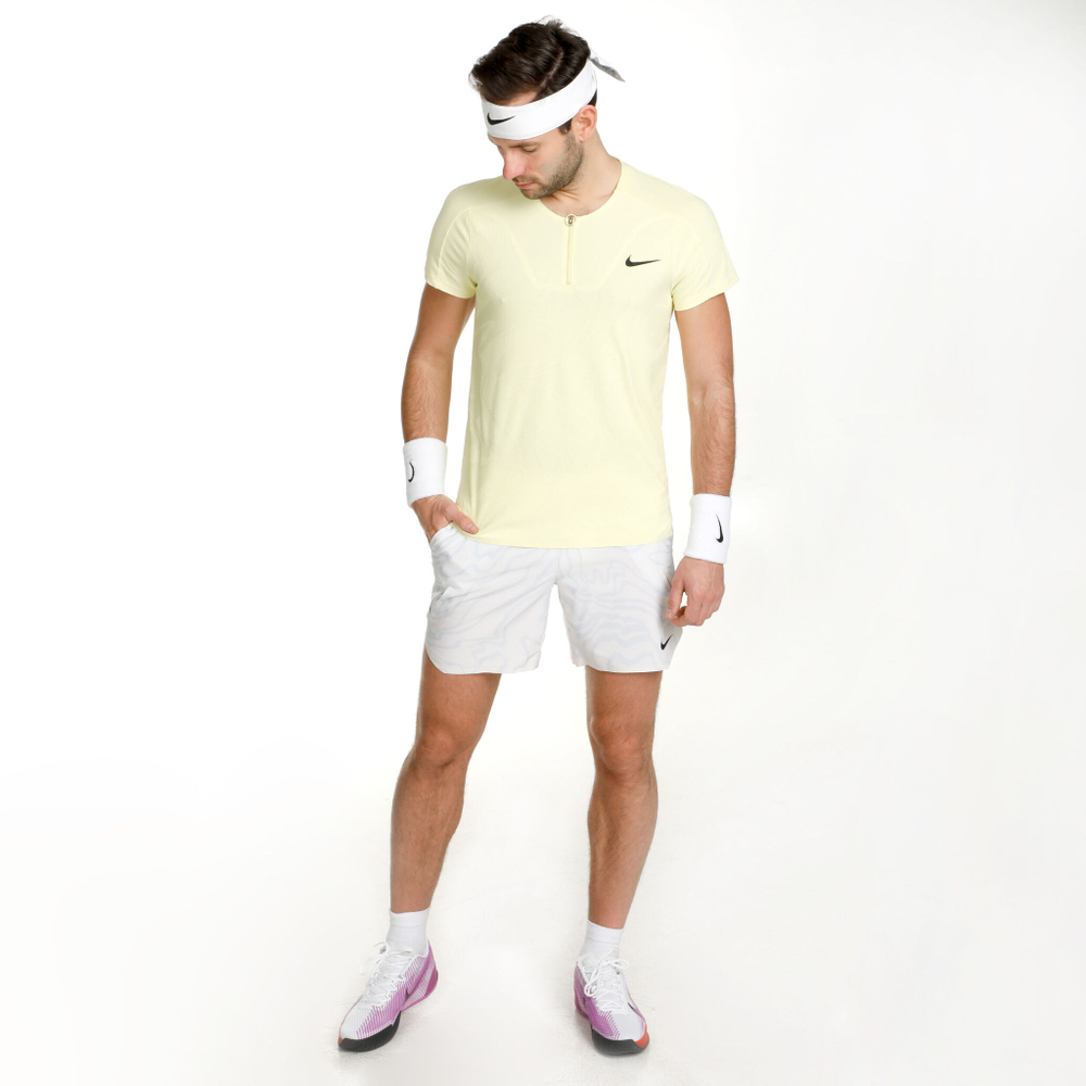 Мужское теннисное поло Nike Dri-Fit Court Slam Ultra MB Polo Men - Yellow