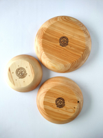 Деревянная тарелка Art of Siberia из массива сибирского кедра T229