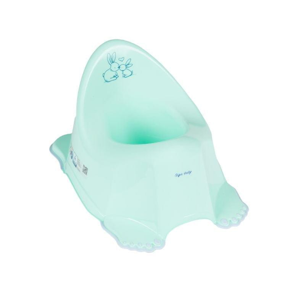 Горшок-стульчик "Кролики" антискользящий