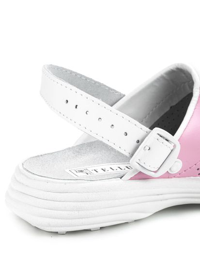 Сабо жен. 54-04А (розов/белый)