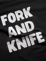 Футболка Hardlunch оверсайз F&K черная