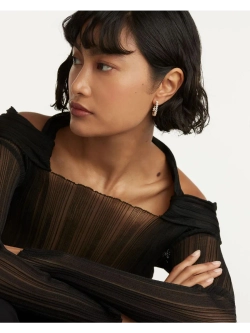 Серьги Crown серебро 925 пробы покрытое золотом