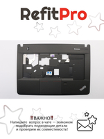 Верхняя панель клавиатуры (топкейс) для ноутбука Lenovo ThinkPad E440 черная, с тачпадом (00HM504), оригинал