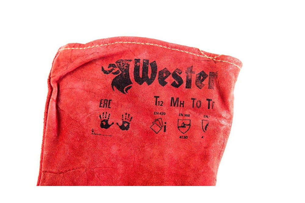 Пятипалые перчатки сварщика WESTER WG01