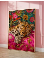 постер 30х40 см интерьерный на стену без рамок Тигр