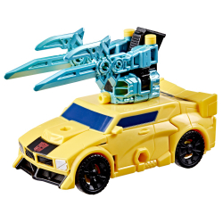 Hasbro Transformers CYBERWORLD - Фигурка Bumblebee 10 см Armored Cyber Changers G1045