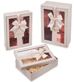 WF-172-A Набор коробок из 3 шт, пудровый