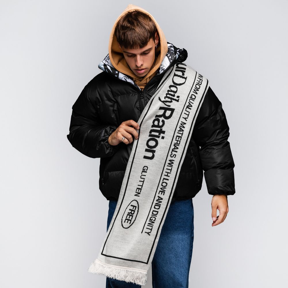 Шарф Dissident QG Reversible молочный