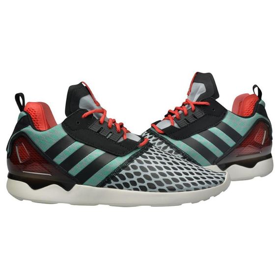 adidas originals ZX 8000 Беговые кроссовки Низкие Топ Черные Зеленые Красные Унисекс