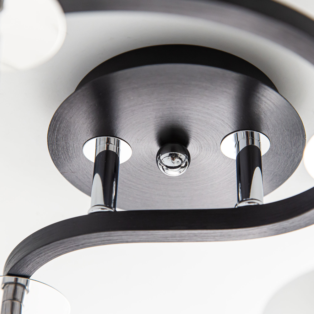 Citilux Сиерра CL119261 Люстра с поворотными плафонами Чёрная