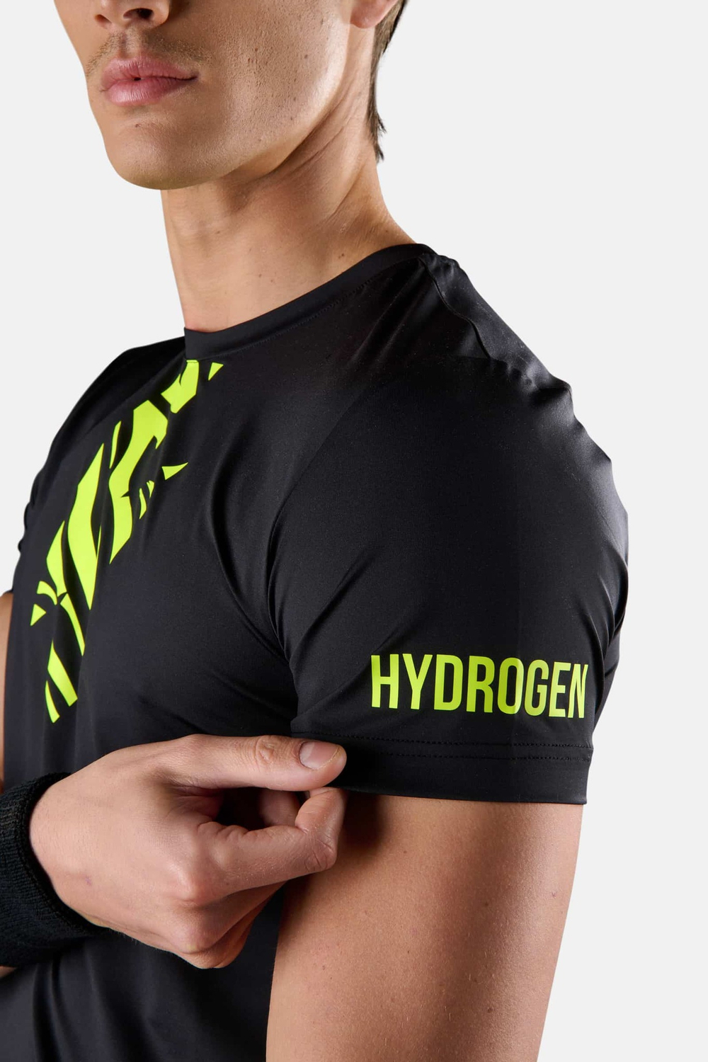 Мужская теннисная футболка  HYDROGEN TIGER TECH (T00700-D56)