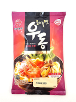 Лапша Удон быстрого приготовления со вкусом морепродуктов "Seafood Flavor Fresh Udon" 212г