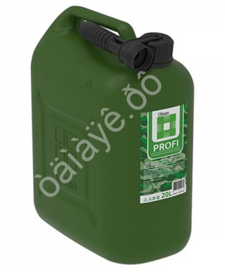 Канистра для топлива 20л  (пластик) ОКТАН 20лп зеленая усиленная (а101-09)  101093