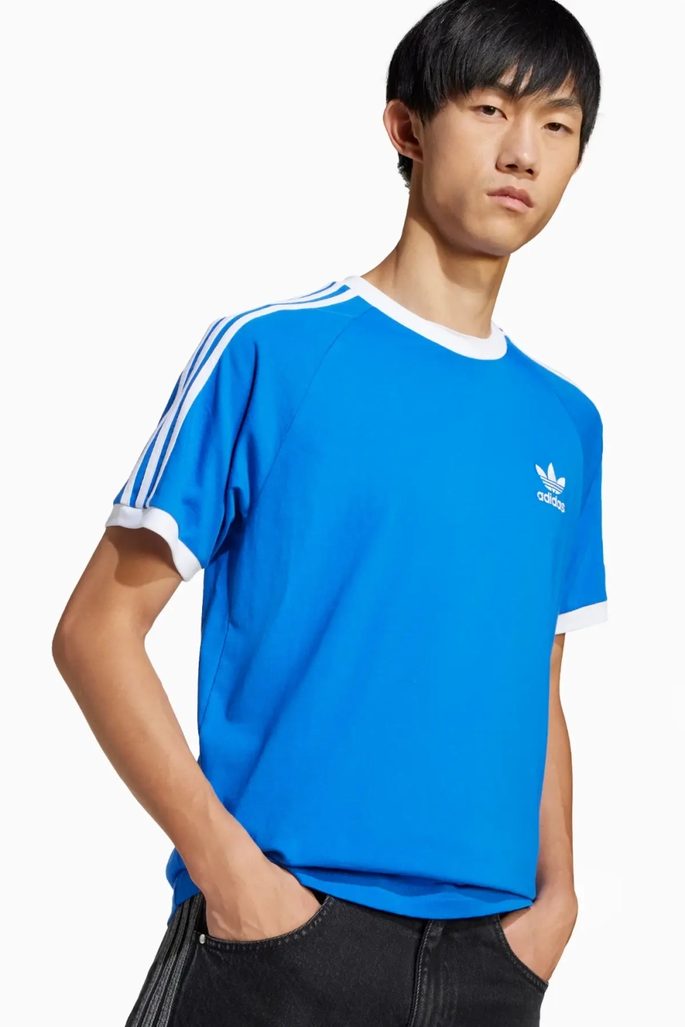 Футболка adidas Adicolor Classics 3-Stripes - синий