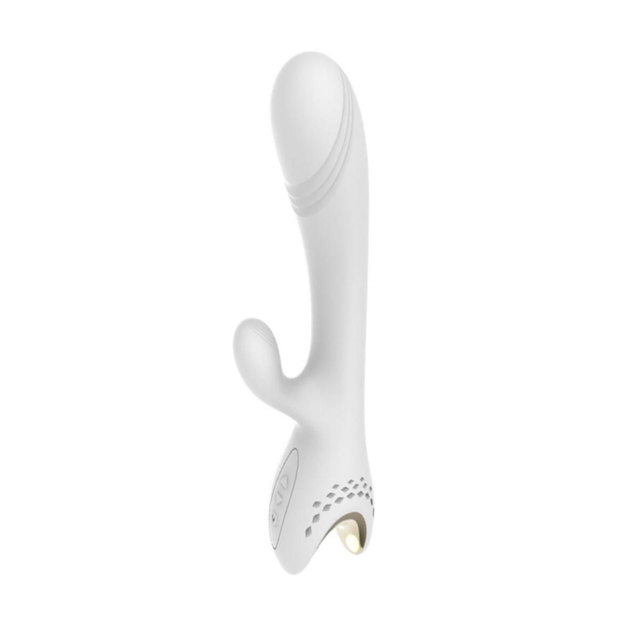 Мощный белый вибромассажер-кролик VX007 Strong Rabbit Vibrator