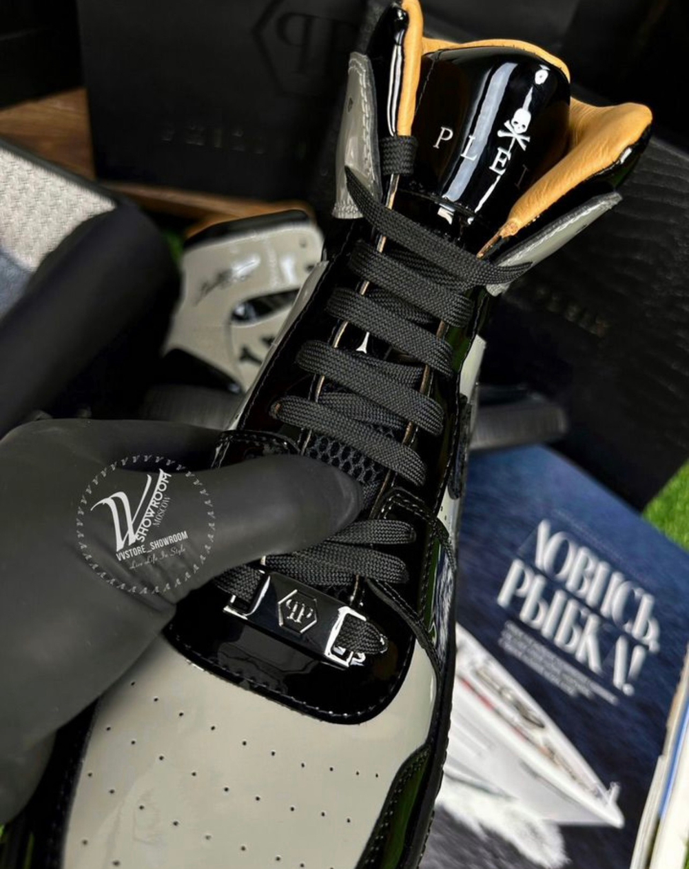 Кроссовки Philipp Plein Notorious Hi-Top