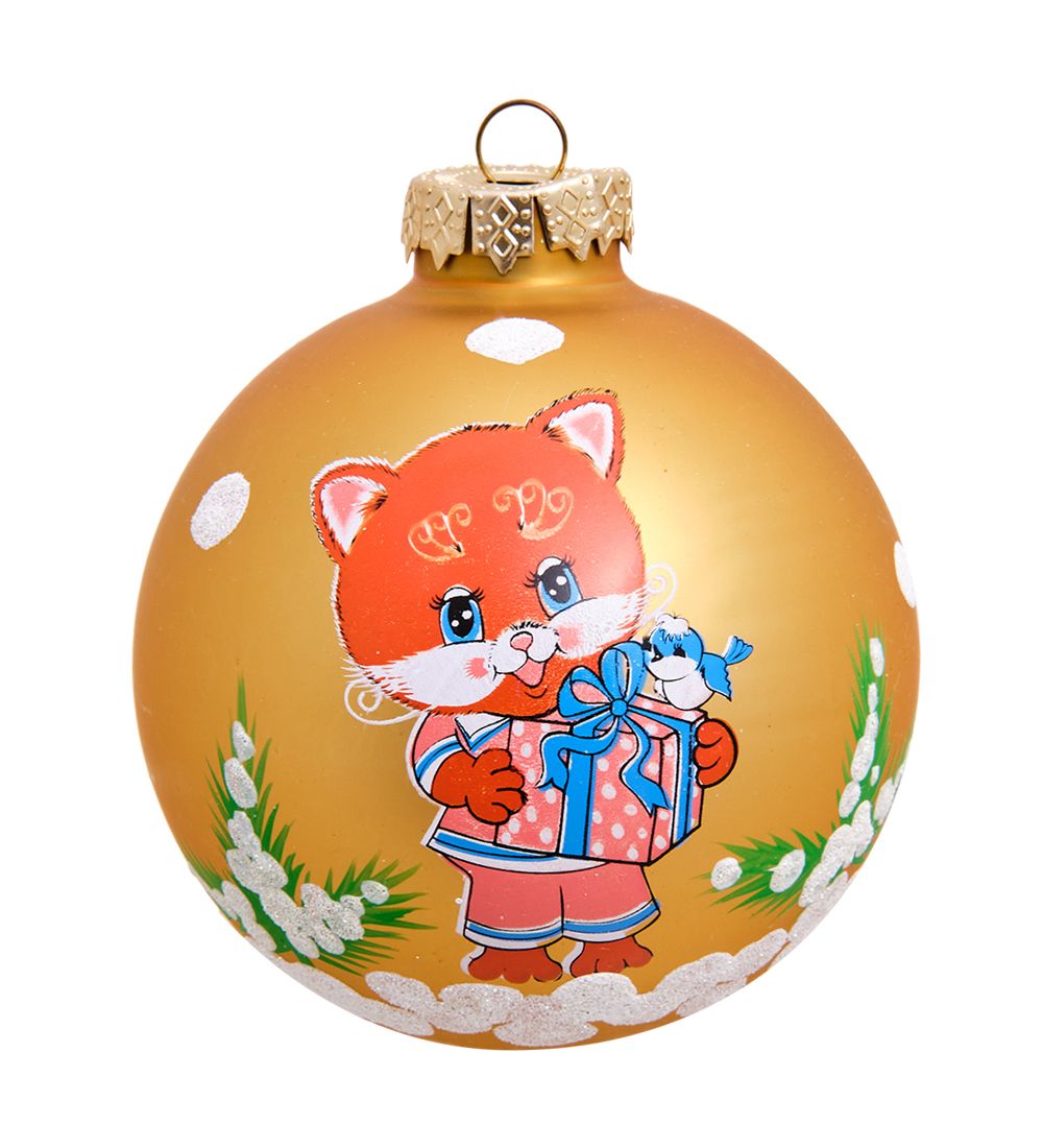 Элита НФШ-1076 Набор ел.украшений Шар «Веселая компания» красный 85 мм