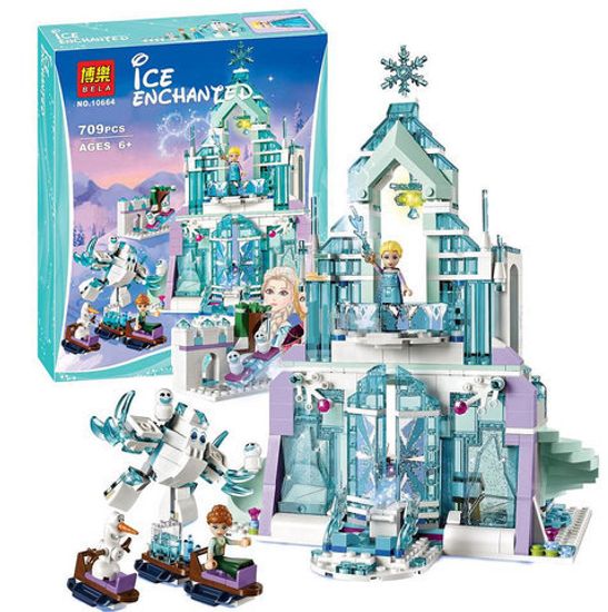 Конструктор Холодное сердце «Волшебный ледяной замок Эльзы» 709 деталей , арт. 10664