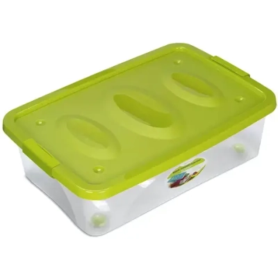 Ящик универсальный на колесиках «Астело», цвет оливковый, 60*40*18см С664ОЛВ