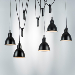 761057 Люстра ACROBATA 5х40W E14 ЧЕРНЫЙ